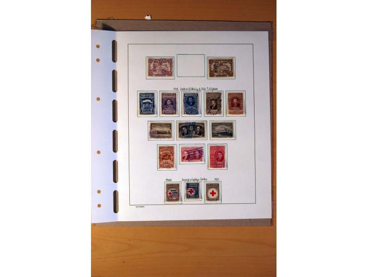 1866/1970, Dominikanische Republik, Guatemala, Kuba und Nicaragua, vorwiegend gestempelte Sammlungen, sauber aufgezogen in 5 