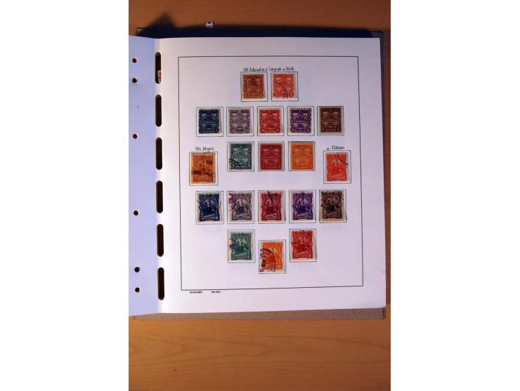 1866/1970, Dominikanische Republik, Guatemala, Kuba und Nicaragua, vorwiegend gestempelte Sammlungen, sauber aufgezogen in 5 