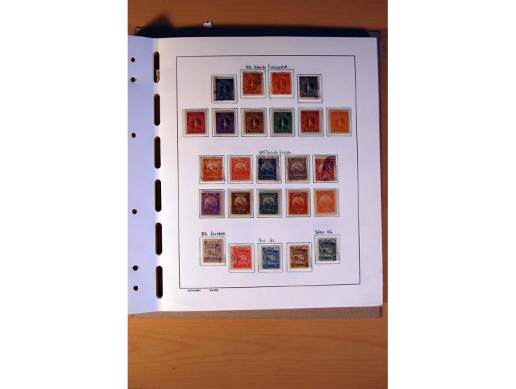 1866/1970, Dominikanische Republik, Guatemala, Kuba und Nicaragua, vorwiegend gestempelte Sammlungen, sauber aufgezogen in 5 