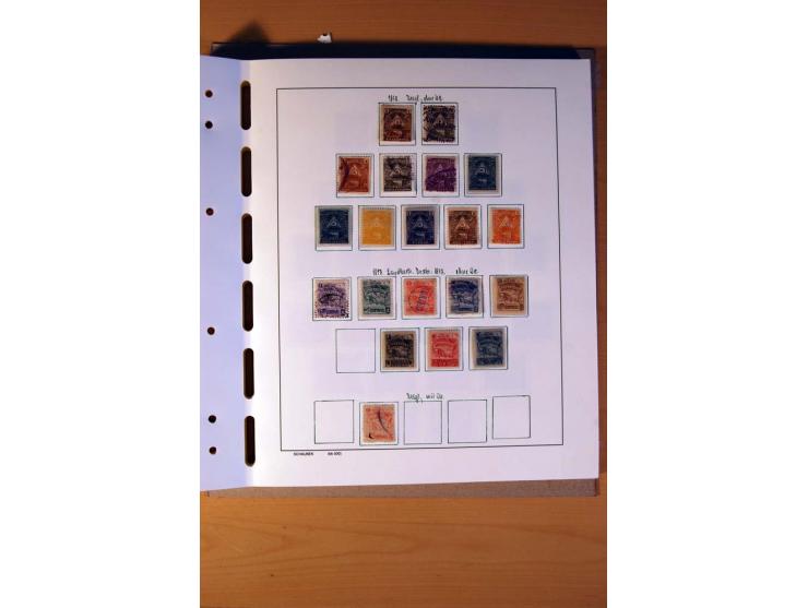 1866/1970, Dominikanische Republik, Guatemala, Kuba und Nicaragua, vorwiegend gestempelte Sammlungen, sauber aufgezogen in 5 