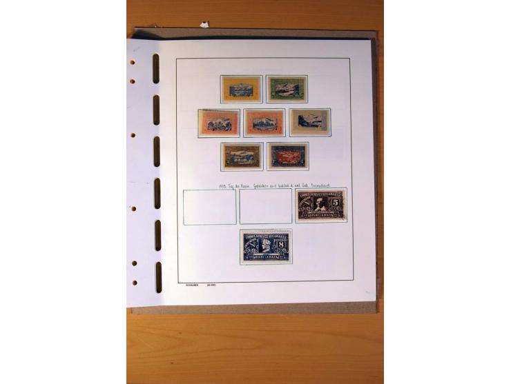1866/1970, Dominikanische Republik, Guatemala, Kuba und Nicaragua, vorwiegend gestempelte Sammlungen, sauber aufgezogen in 5 