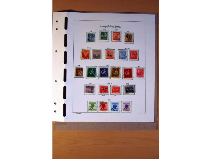 1866/1970, Dominikanische Republik, Guatemala, Kuba und Nicaragua, vorwiegend gestempelte Sammlungen, sauber aufgezogen in 5 