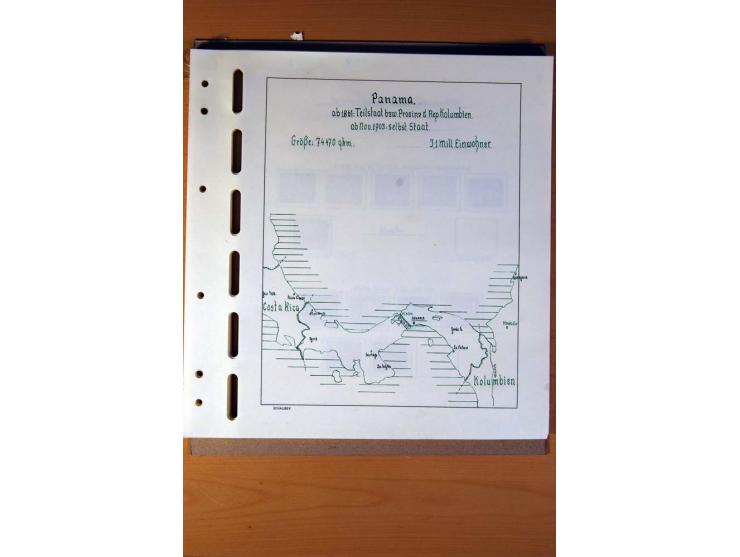 1866/1970, Dominikanische Republik, Guatemala, Kuba und Nicaragua, vorwiegend gestempelte Sammlungen, sauber aufgezogen in 5 