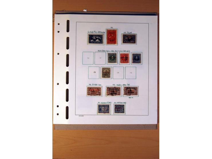 1866/1970, Dominikanische Republik, Guatemala, Kuba und Nicaragua, vorwiegend gestempelte Sammlungen, sauber aufgezogen in 5 