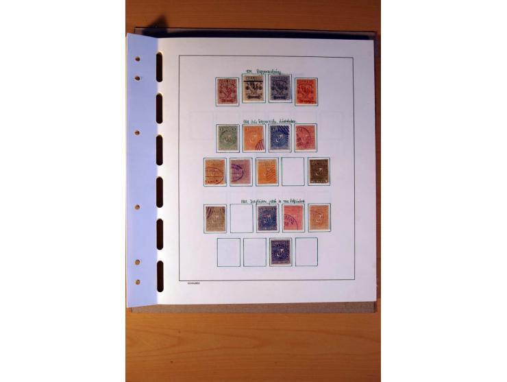 1866/1970, Dominikanische Republik, Guatemala, Kuba und Nicaragua, vorwiegend gestempelte Sammlungen, sauber aufgezogen in 5 