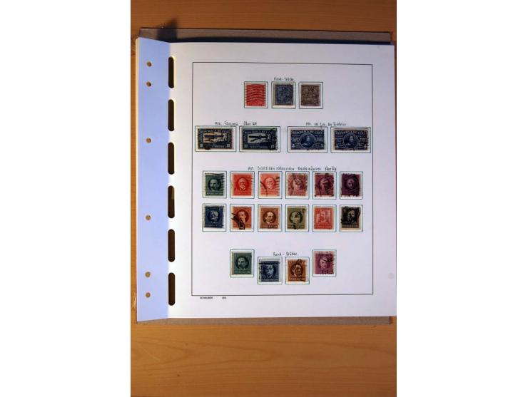 1866/1970, Dominikanische Republik, Guatemala, Kuba und Nicaragua, vorwiegend gestempelte Sammlungen, sauber aufgezogen in 5 