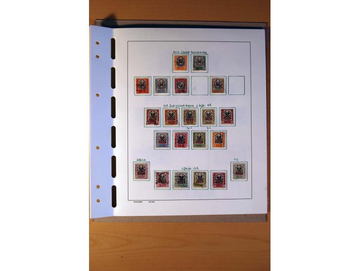 1866/1970, Dominikanische Republik, Guatemala, Kuba und Nicaragua, vorwiegend gestempelte Sammlungen, sauber aufgezogen in 5 