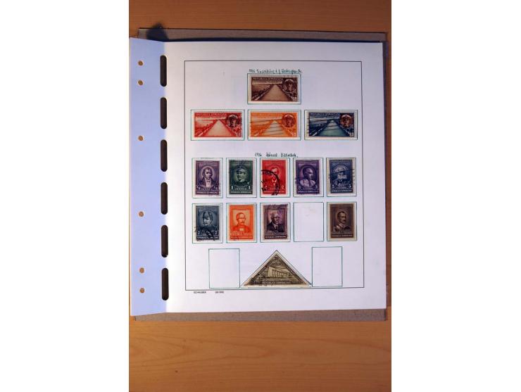 1866/1970, Dominikanische Republik, Guatemala, Kuba und Nicaragua, vorwiegend gestempelte Sammlungen, sauber aufgezogen in 5 