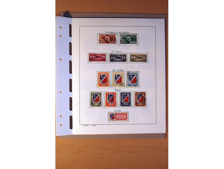 1866/1970, Dominikanische Republik, Guatemala, Kuba und Nicaragua, vorwiegend gestempelte Sammlungen, sauber aufgezogen in 5 