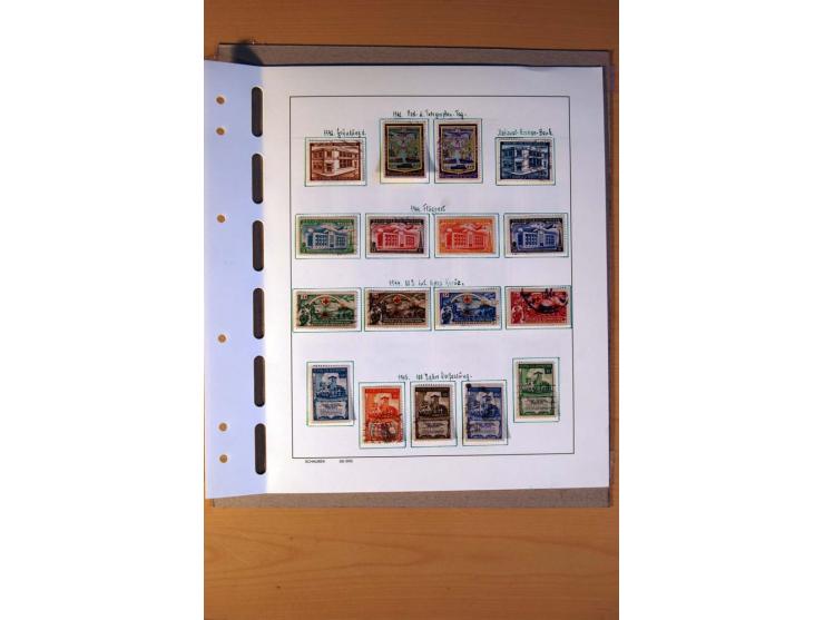 1866/1970, Dominikanische Republik, Guatemala, Kuba und Nicaragua, vorwiegend gestempelte Sammlungen, sauber aufgezogen in 5 