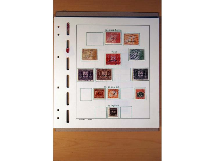 1866/1970, Dominikanische Republik, Guatemala, Kuba und Nicaragua, vorwiegend gestempelte Sammlungen, sauber aufgezogen in 5 