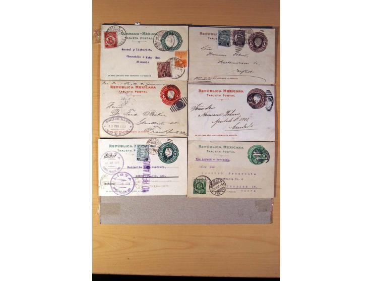 1853/1940, kleine Partie mit 150 Briefe und Karten dabei einige bessere frühe Briefe von Chile und Mexiko