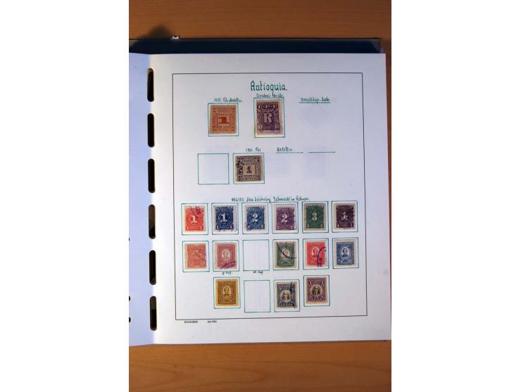 1858/1975, vorwiegend gestempelte Sammlung Ecuador, Kolumbien, Paraguay, Peru, Uruguay und Venezuela, dabei etliche bessere W