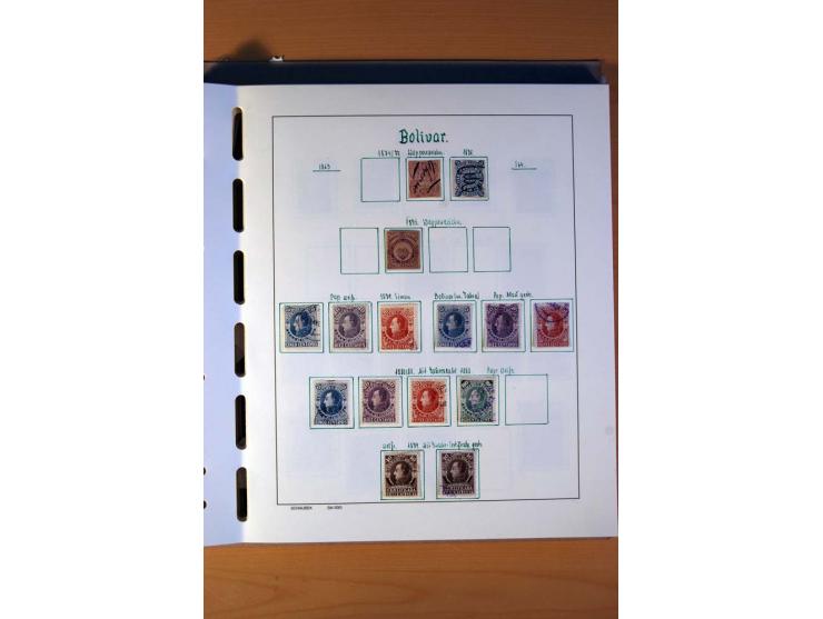 1858/1975, vorwiegend gestempelte Sammlung Ecuador, Kolumbien, Paraguay, Peru, Uruguay und Venezuela, dabei etliche bessere W