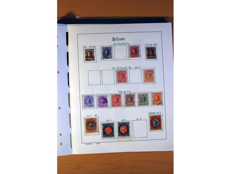 1858/1975, vorwiegend gestempelte Sammlung Ecuador, Kolumbien, Paraguay, Peru, Uruguay und Venezuela, dabei etliche bessere W