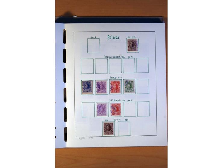 1858/1975, vorwiegend gestempelte Sammlung Ecuador, Kolumbien, Paraguay, Peru, Uruguay und Venezuela, dabei etliche bessere W