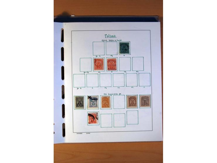 1858/1975, vorwiegend gestempelte Sammlung Ecuador, Kolumbien, Paraguay, Peru, Uruguay und Venezuela, dabei etliche bessere W