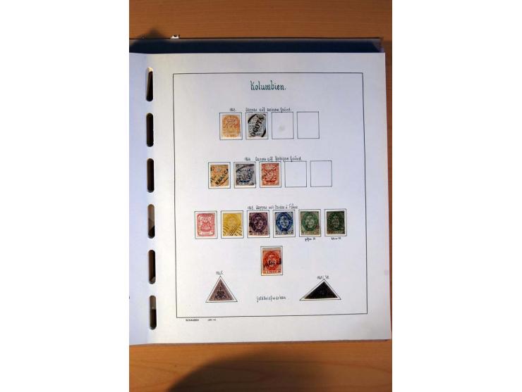 1858/1975, vorwiegend gestempelte Sammlung Ecuador, Kolumbien, Paraguay, Peru, Uruguay und Venezuela, dabei etliche bessere W