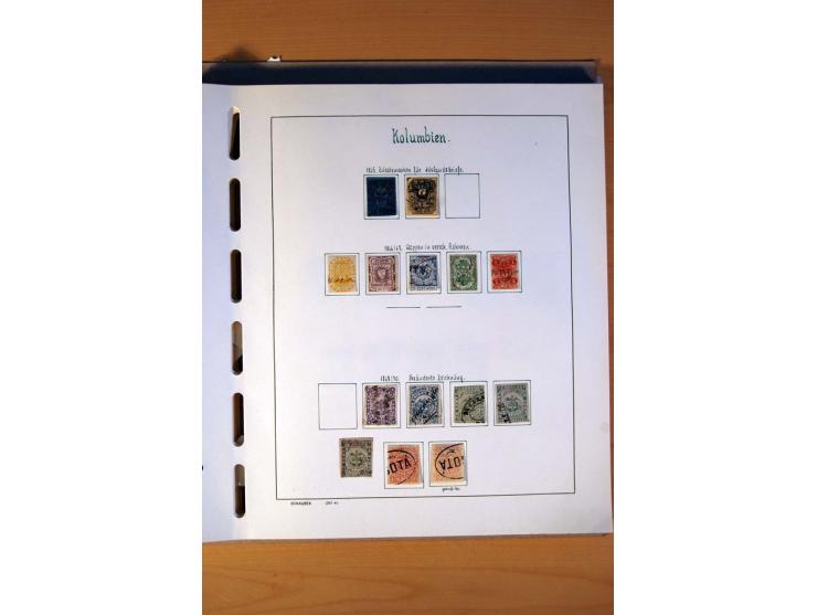 1858/1975, vorwiegend gestempelte Sammlung Ecuador, Kolumbien, Paraguay, Peru, Uruguay und Venezuela, dabei etliche bessere W