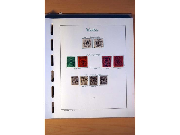 1858/1975, vorwiegend gestempelte Sammlung Ecuador, Kolumbien, Paraguay, Peru, Uruguay und Venezuela, dabei etliche bessere W