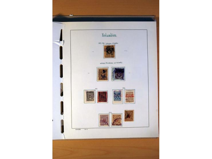 1858/1975, vorwiegend gestempelte Sammlung Ecuador, Kolumbien, Paraguay, Peru, Uruguay und Venezuela, dabei etliche bessere W