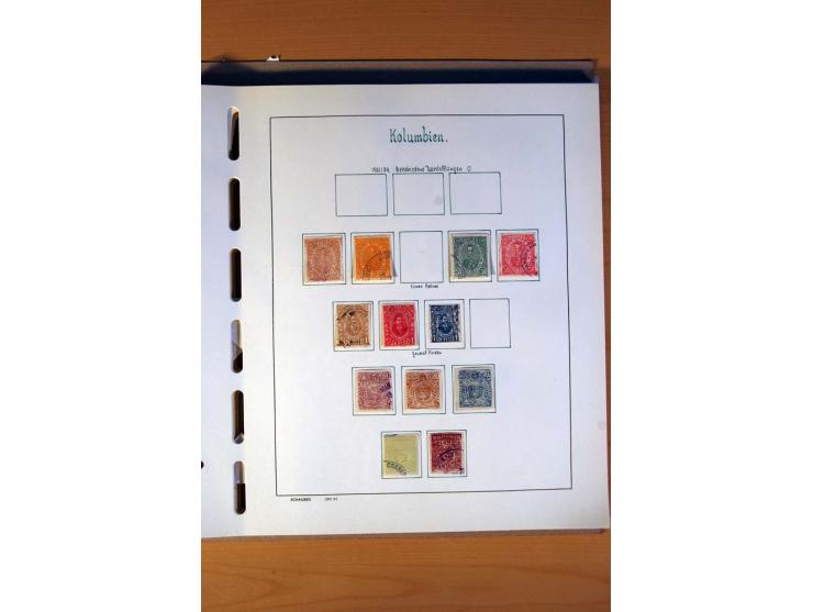 1858/1975, vorwiegend gestempelte Sammlung Ecuador, Kolumbien, Paraguay, Peru, Uruguay und Venezuela, dabei etliche bessere W