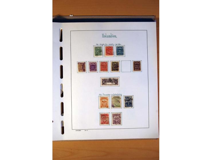 1858/1975, vorwiegend gestempelte Sammlung Ecuador, Kolumbien, Paraguay, Peru, Uruguay und Venezuela, dabei etliche bessere W