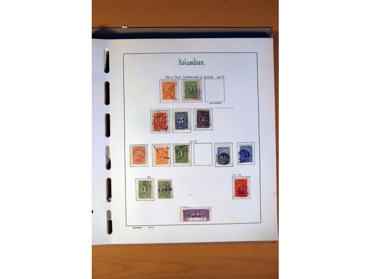 1858/1975, vorwiegend gestempelte Sammlung Ecuador, Kolumbien, Paraguay, Peru, Uruguay und Venezuela, dabei etliche bessere W