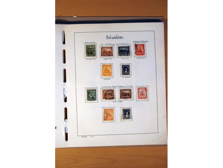 1858/1975, vorwiegend gestempelte Sammlung Ecuador, Kolumbien, Paraguay, Peru, Uruguay und Venezuela, dabei etliche bessere W