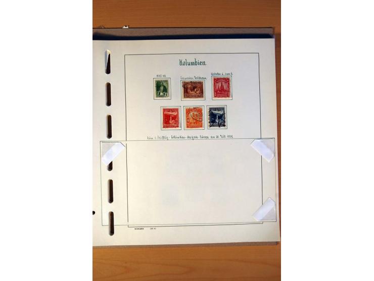 1858/1975, vorwiegend gestempelte Sammlung Ecuador, Kolumbien, Paraguay, Peru, Uruguay und Venezuela, dabei etliche bessere W
