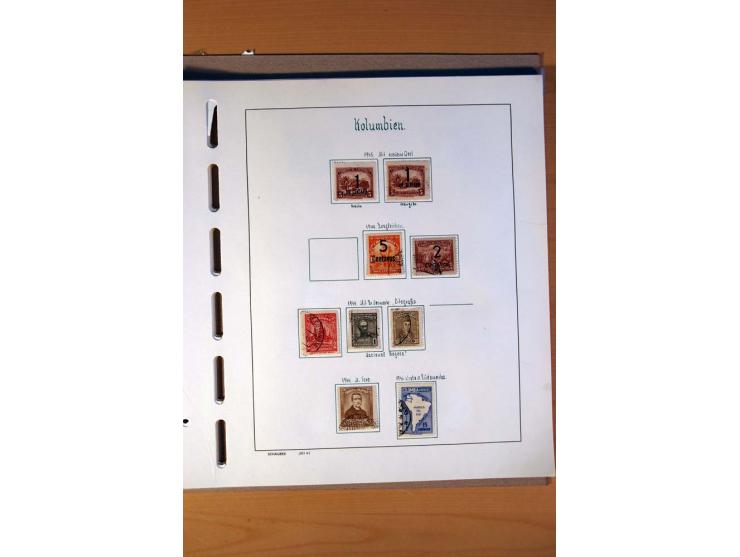 1858/1975, vorwiegend gestempelte Sammlung Ecuador, Kolumbien, Paraguay, Peru, Uruguay und Venezuela, dabei etliche bessere W