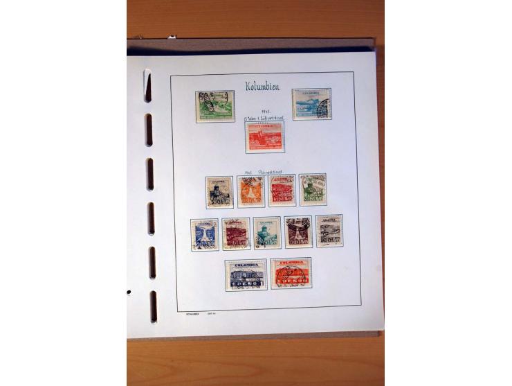 1858/1975, vorwiegend gestempelte Sammlung Ecuador, Kolumbien, Paraguay, Peru, Uruguay und Venezuela, dabei etliche bessere W