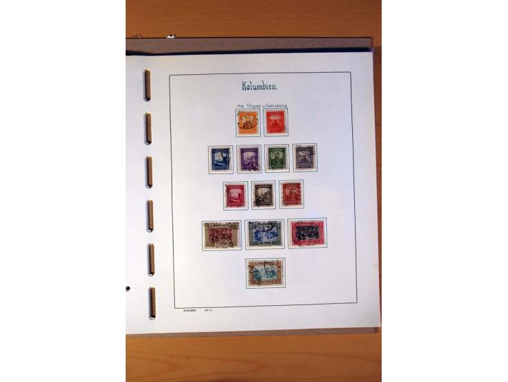 1858/1975, vorwiegend gestempelte Sammlung Ecuador, Kolumbien, Paraguay, Peru, Uruguay und Venezuela, dabei etliche bessere W