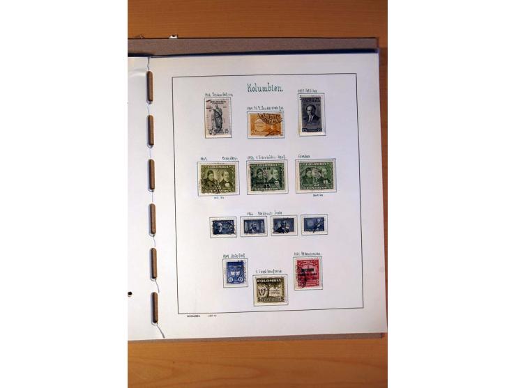 1858/1975, vorwiegend gestempelte Sammlung Ecuador, Kolumbien, Paraguay, Peru, Uruguay und Venezuela, dabei etliche bessere W