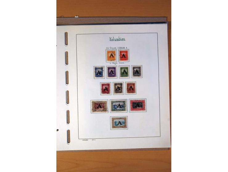 1858/1975, vorwiegend gestempelte Sammlung Ecuador, Kolumbien, Paraguay, Peru, Uruguay und Venezuela, dabei etliche bessere W