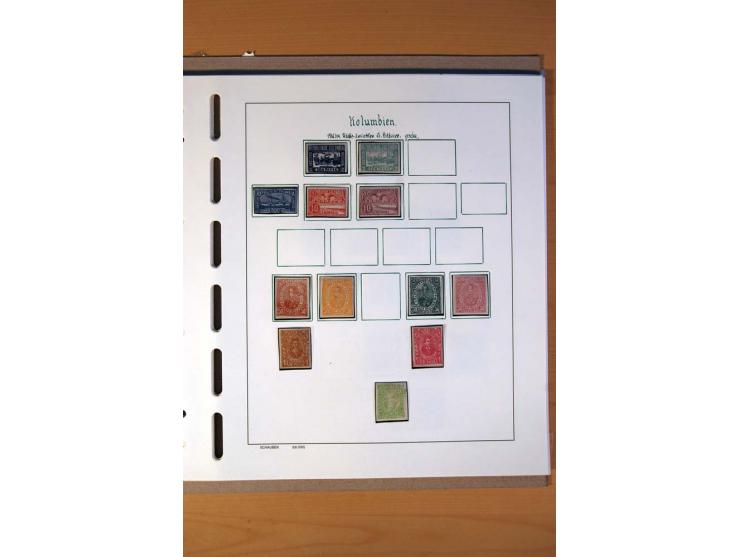 1858/1975, vorwiegend gestempelte Sammlung Ecuador, Kolumbien, Paraguay, Peru, Uruguay und Venezuela, dabei etliche bessere W