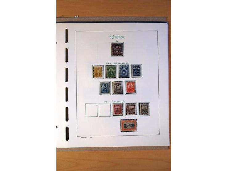 1858/1975, vorwiegend gestempelte Sammlung Ecuador, Kolumbien, Paraguay, Peru, Uruguay und Venezuela, dabei etliche bessere W