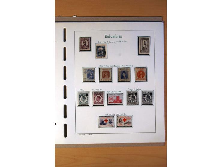 1858/1975, vorwiegend gestempelte Sammlung Ecuador, Kolumbien, Paraguay, Peru, Uruguay und Venezuela, dabei etliche bessere W