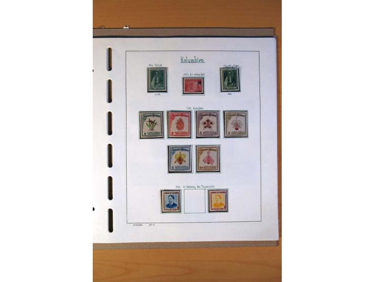 1858/1975, vorwiegend gestempelte Sammlung Ecuador, Kolumbien, Paraguay, Peru, Uruguay und Venezuela, dabei etliche bessere W