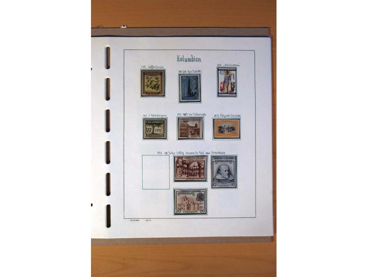 1858/1975, vorwiegend gestempelte Sammlung Ecuador, Kolumbien, Paraguay, Peru, Uruguay und Venezuela, dabei etliche bessere W