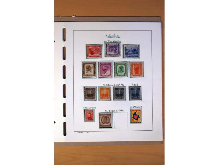 1858/1975, vorwiegend gestempelte Sammlung Ecuador, Kolumbien, Paraguay, Peru, Uruguay und Venezuela, dabei etliche bessere W