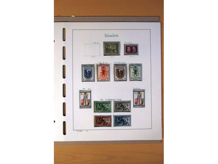 1858/1975, vorwiegend gestempelte Sammlung Ecuador, Kolumbien, Paraguay, Peru, Uruguay und Venezuela, dabei etliche bessere W