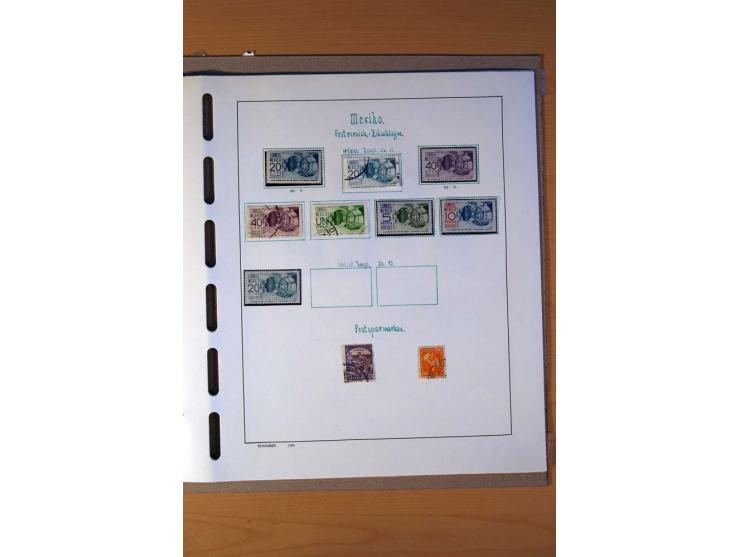 1858/1975, vorwiegend gestempelte Sammlung Ecuador, Kolumbien, Paraguay, Peru, Uruguay und Venezuela, dabei etliche bessere W