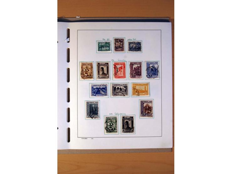 1858/1975, vorwiegend gestempelte Sammlung Ecuador, Kolumbien, Paraguay, Peru, Uruguay und Venezuela, dabei etliche bessere W