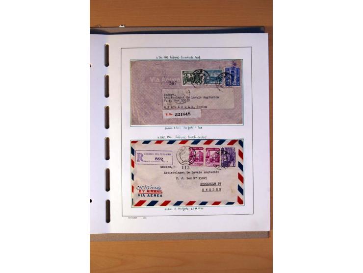 1858/1975, vorwiegend gestempelte Sammlung Ecuador, Kolumbien, Paraguay, Peru, Uruguay und Venezuela, dabei etliche bessere W