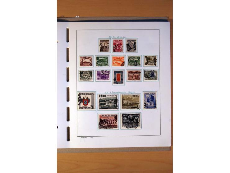 1858/1975, vorwiegend gestempelte Sammlung Ecuador, Kolumbien, Paraguay, Peru, Uruguay und Venezuela, dabei etliche bessere W