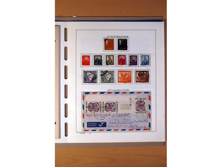 1858/1975, vorwiegend gestempelte Sammlung Ecuador, Kolumbien, Paraguay, Peru, Uruguay und Venezuela, dabei etliche bessere W