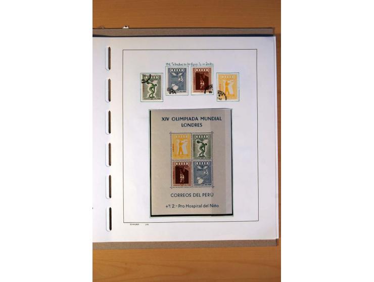1858/1975, vorwiegend gestempelte Sammlung Ecuador, Kolumbien, Paraguay, Peru, Uruguay und Venezuela, dabei etliche bessere W