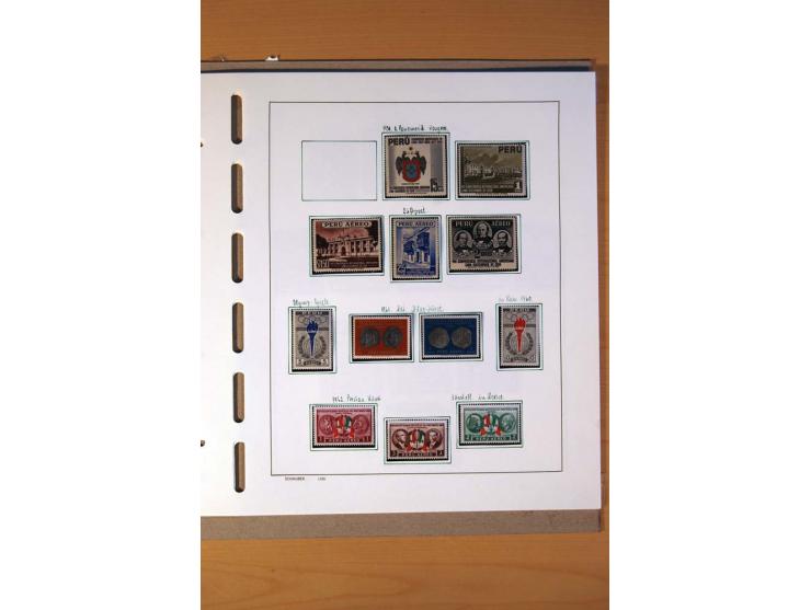 1858/1975, vorwiegend gestempelte Sammlung Ecuador, Kolumbien, Paraguay, Peru, Uruguay und Venezuela, dabei etliche bessere W