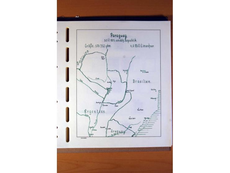 1858/1975, vorwiegend gestempelte Sammlung Ecuador, Kolumbien, Paraguay, Peru, Uruguay und Venezuela, dabei etliche bessere W
